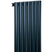 Радиатор трубчатый Luxrad Oval, вертикальный, 1700х410х50 мм, ZDC, 816 Вт, антрацит