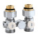 Кран нижнього підключення сталевого радіатора Ø1/2″ x 3/4″ прямий 50% Caleffi S.p.a.