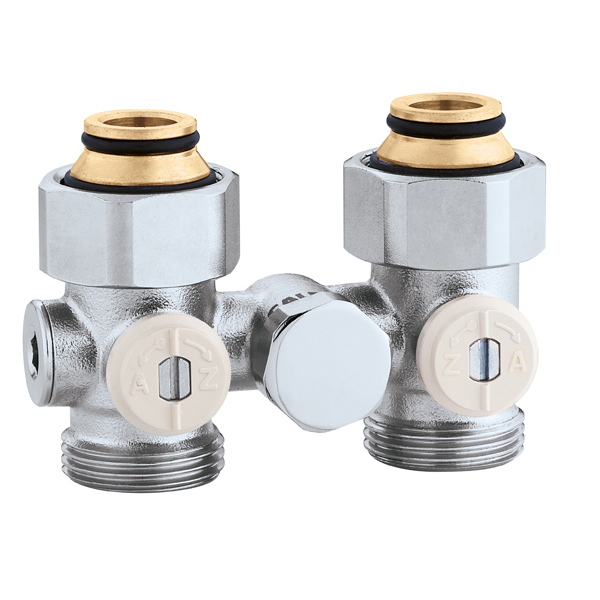Кран нижнього підключення сталевого радіатора Ø3/4″ x 3/4″ прямий 50% Caleffi S.p.a.