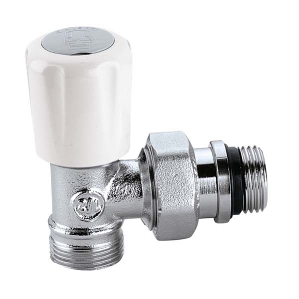 Кран-термостат радіаторний універсальний М23 х 1,5 x 1/2″ кутовий 10 bar Caleffi S.p.a.