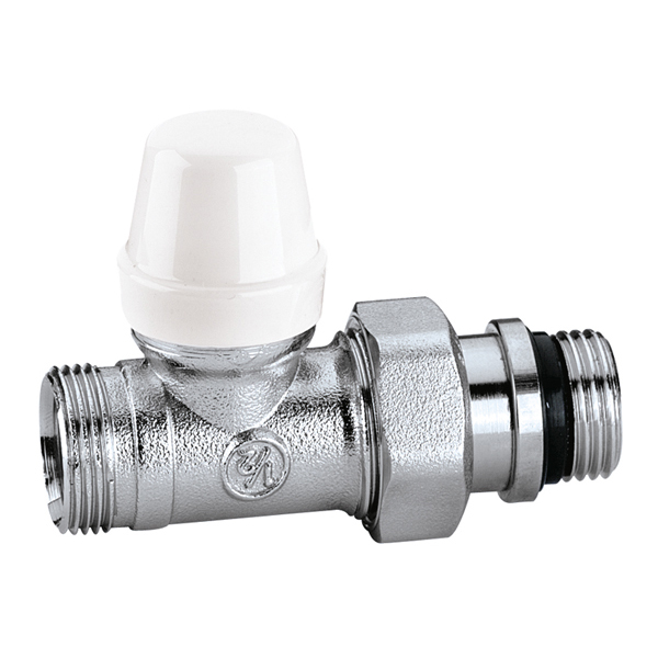 Кран радіаторний відсікаючий М23 х 1,5 x 1/2″ прямий 10 bar Caleffi S.p.a.