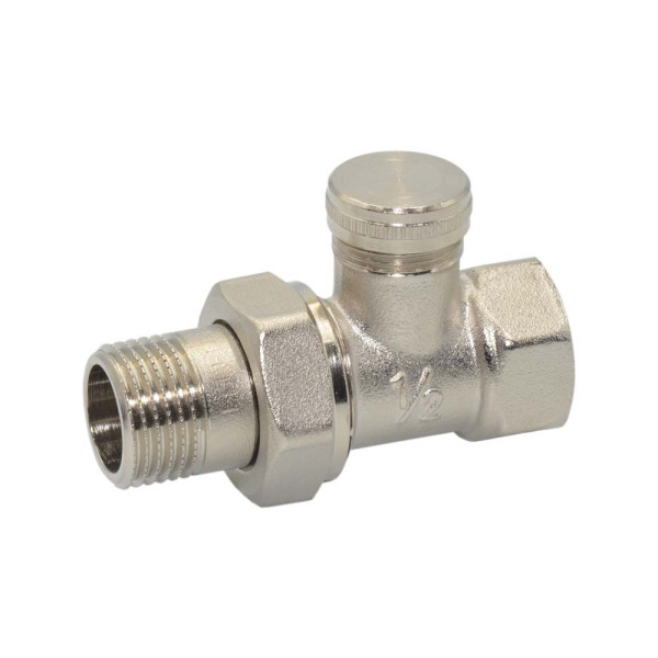 Кран радіаторний відсікаючий Ø1/2″ прямий PN10 +95°C Idrosanitaria Bonomi