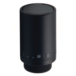 Термостатична головка TERMODESIGN L (запобіжник) BLACK MATTE M30 x 1,5 Carlo Poletti Srl