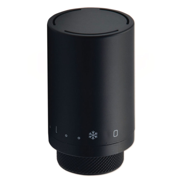 Термостатична головка TERMODESIGN L (запобіжник) BLACK MATTE M30 x 1,5 Carlo Poletti Srl