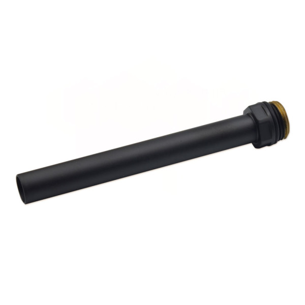 Трубка для під`єднання сантехприладів Ø1/2″ x Ø15 L=140 мм BLACK MATTE Carlo Poletti Srl