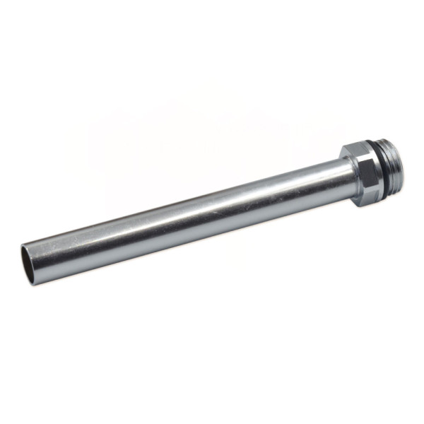 Трубка для під`єднання сантехприладів Ø1/2″ x Ø15 L=140 мм ХРОМ Carlo Poletti Srl
