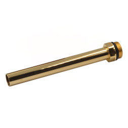 Трубка для під`єднання сантехприладів Ø1/2″ x Ø15 L=140 мм GOLD Carlo Poletti Srl