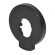 Накладка декоративна розбірна (пластик) Ø45 x 15 мм BLACK MATTE Carlo Poletti Srl