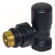 Кран відсікаючий кутовий BLACK MATTE Ø1/2″ FIRST Carlo Poletti Srl