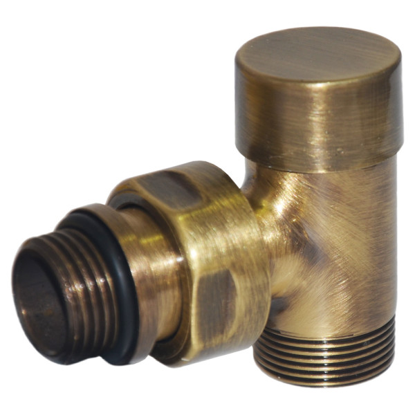Кран відсікаючий кутовий BRUSH BRONZE Ø1/2″ х 24-19 COMPACT Carlo Poletti Srl