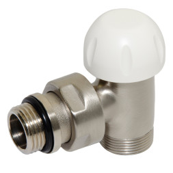 Термоклапан кутовий BRUSH SILVER Ø1/2″ х 24-19 COMPACT-THERMO V1 Carlo Poletti Srl