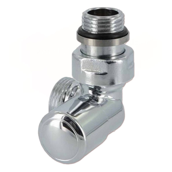 Кран відсікаючий трьохосьовий ХРОМ Ø1/2″ х 24-19 DX (правий) FIRST CORNER Carlo Poletti Srl