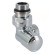 Кран відсікаючий трьохосьовий ХРОМ Ø1/2″ х 24-19 SX (лівий) FIRST CORNER Carlo Poletti Srl