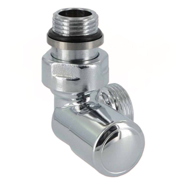 Кран відсікаючий трьохосьовий ХРОМ Ø1/2″ х 24-19 SX (лівий) FIRST CORNER Carlo Poletti Srl