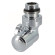 Кран відсікаючий трьохосьовий ХРОМ Ø1/2″ DX (правий) FIRST CORNER Carlo Poletti Srl
