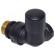Кран відсікаючий трьохосьовий BLACK MATTE Ø1/2″ SX (лівий) FIRST CORNER Carlo Poletti Srl