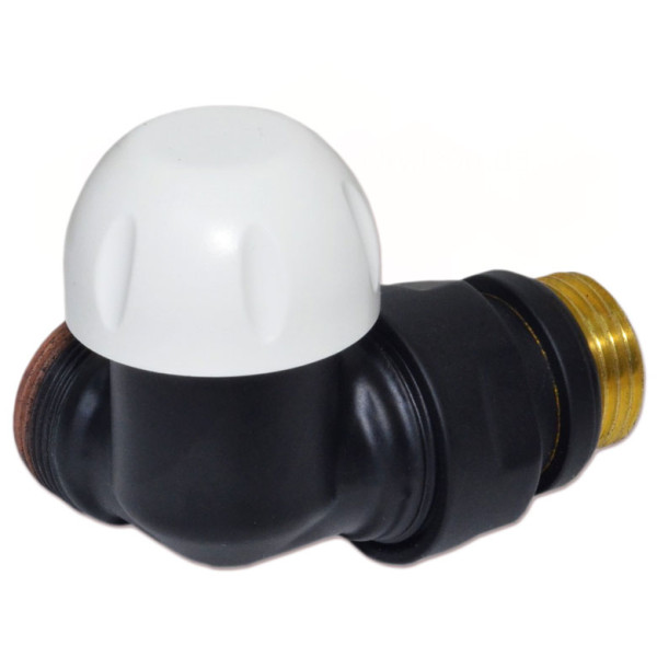 Термоклапан трьохосьовий BLACK MATTE Ø1/2″ х 24-19 DX (правий) FIRST CORNER Carlo Poletti Srl