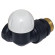 Термоклапан трьохосьовий BLACK MATTE Ø1/2″ DX (провий) FIRST CORNER Carlo Poletti Srl