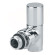 Кран радіаторний кутовий ХРОМ Ø1/2″ CYLINDER Carlo Poletti Srl