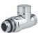 Кран відсікаючий прямий ХРОМ Ø1/2″ х 24-19 CYLINDER Carlo Poletti Srl