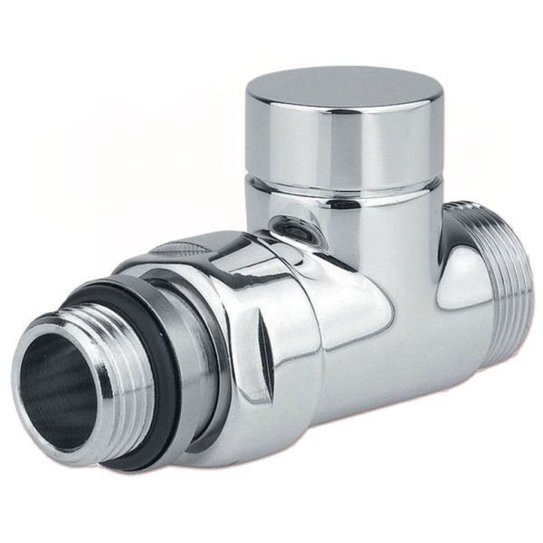 Кран відсікаючий прямий ХРОМ Ø1/2″ х 24-19 CYLINDER Carlo Poletti Srl