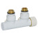 Вузел термостатичний TWIN THERMO БІЛИЙ кутовий ПРАВИЙ Ø1/2″ З x 3/4″ EK 50 мм Carlo Poletti Srl
