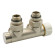 Вузел термостатичний TWIN THERMO НІКЕЛЬ кутовий ПРАВИЙ Ø1/2″ З x 3/4″ EK 50 мм Carlo Poletti Srl