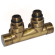 Вузел відсікаючий TWIN BRUSH BRONZE кутовий Ø1/2″ З x 3/4″ EK 50 мм Carlo Poletti Srl