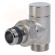 Кран відсікаючий кутовий НІКЕЛЬ Ø1/2″ x 3/4″ EK TOP MANUALE Carlo Poletti Srl
