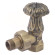 Кран радіаторний кутовий BRONZE Ø1/2″ ARTISTIC Carlo Poletti Srl