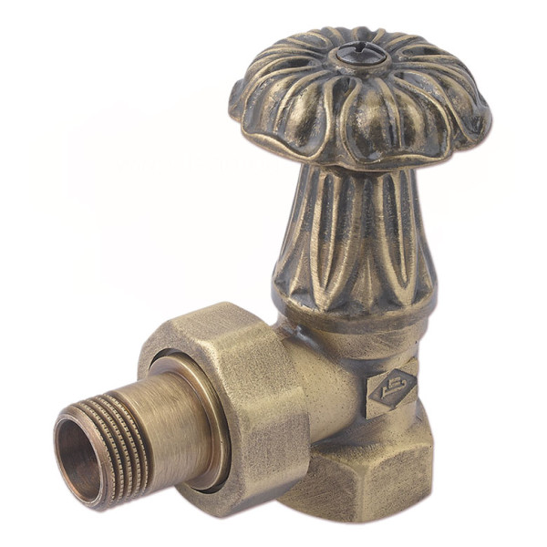 Кран радіаторний кутовий BRONZE Ø1/2″ ARTISTIC Carlo Poletti Srl