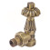 Кран-термостат кутовий BRONZE Ø1/2″ ARTISTIC Carlo Poletti Srl