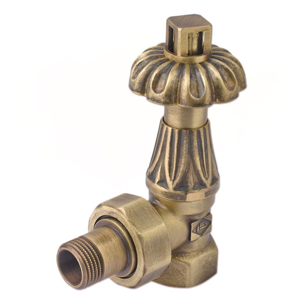 Кран-термостат кутовий BRONZE Ø1/2″ ARTISTIC Carlo Poletti Srl