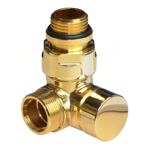 Кран відсікаючий трьохосьовий GOLD Ø1/2″ х 24-19 DX (правий) CORNER Carlo Poletti Srl