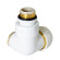 Термоклапан трьохосьовий БІЛИЙ Ø1/2″ х 24-19 SX (лівий) CORNER-THERMO Carlo Poletti Srl
