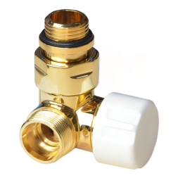 Термоклапан трьохосьовий GOLD Ø1/2″ х 24-19 DX (правий) CORNER-THERMO Carlo Poletti Srl