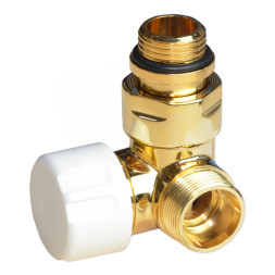 Термоклапан трьохосьовий GOLD Ø1/2″ х 24-19 SX (лівий) CORNER-THERMO Carlo Poletti Srl