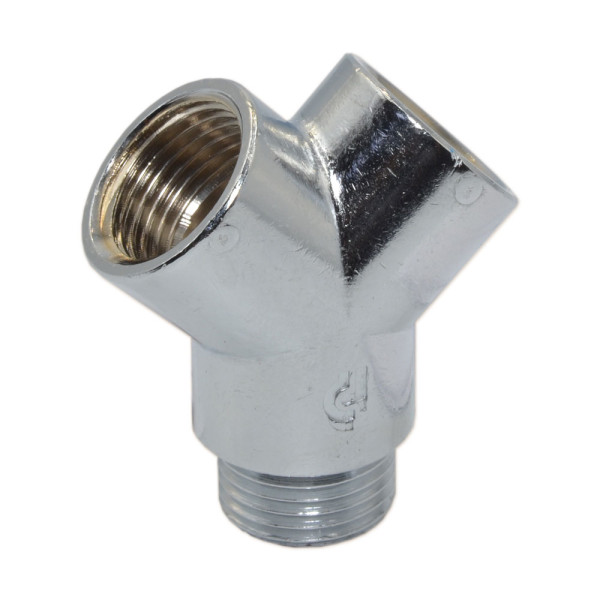 Трійник Y-подібний (хром) Ø1/2″ ВВЗ FP Pattaroni