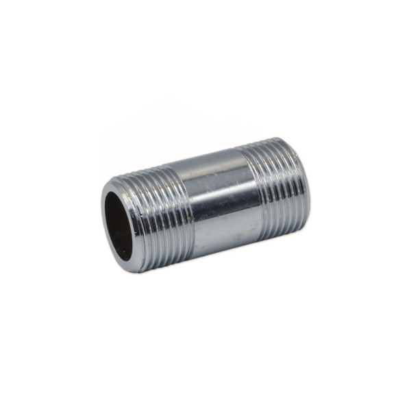 Довгий ніпель (хром) Ø1 1/4″ x 50 мм FP Pattaroni