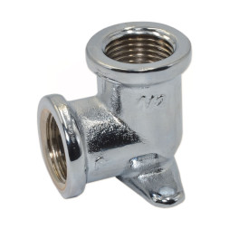 Настенное колено (хром) Ø1/2″ ВВ FP Pattaroni