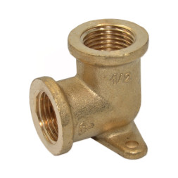 Настенное колено латунное Ø1/2″ ВВ FP Pattaroni