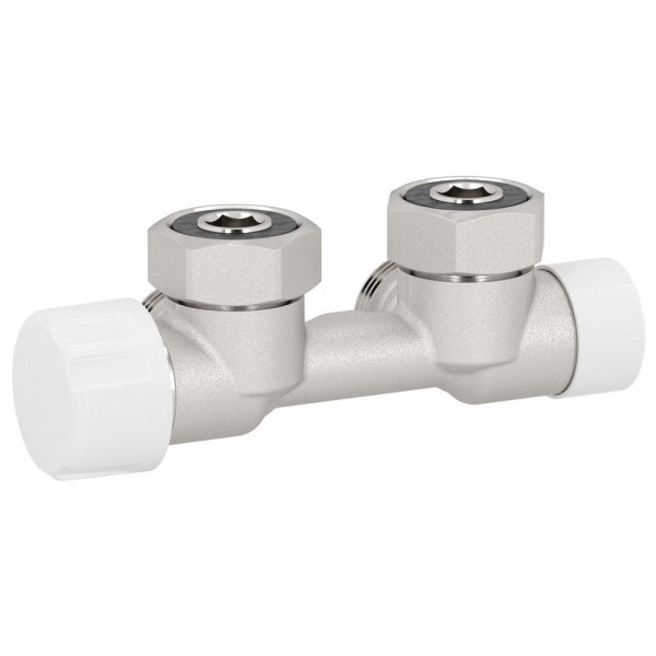 Вузел термостатичний THERMO PIASTRE НІКЕЛЬ кутовий Ø3/4″ F (пласка) x 3/4″ EK 50 мм Carlo Poletti Srl