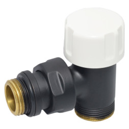 Термоклапан кутовий BLACK MATTE Ø1/2″ х 24-19 COMPACT-THERMO-V1 Carlo Poletti Srl