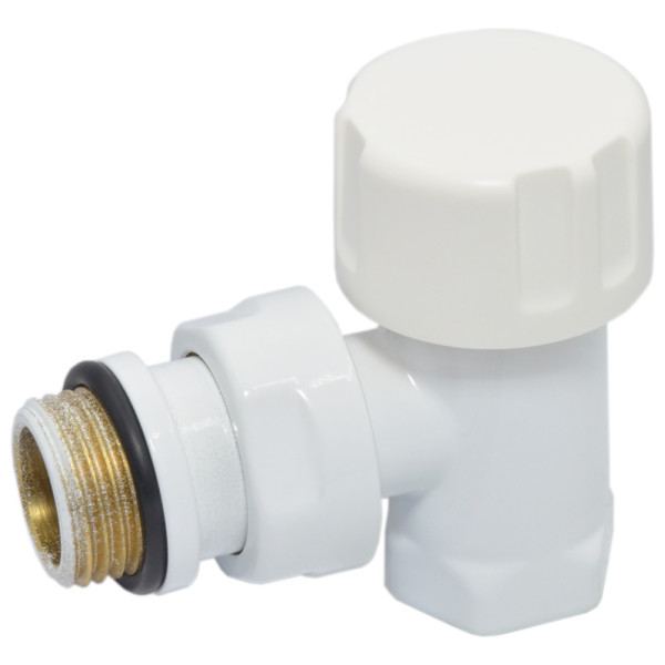Термоклапан кутовий БІЛИЙ Ø1/2″ COMPACT-THERMO-V1 Carlo Poletti Srl