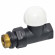 Термоклапан прямий BLACK MATTE Ø1/2″ COMPACT-THERMO-V1 Carlo Poletti Srl