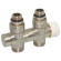 Вузел термостатичний TWIN THERMO BRUSH SILVER прямий Ø1/2″ З x 3/4″ EK 50 мм Cordivari srl