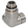 Кран відсікаючий трьохосьовий BRUSH SILVER Ø1/2″ х 24-19 SX (лівий) CORNER Carlo Poletti Srl