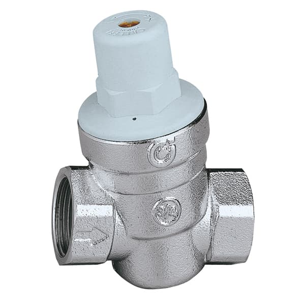 Редуктор зниження тиску мембраний (статика/динаміка) Ø3/4″ хром Max. 16 bar 1÷6 bar 40°C Caleffi S.p.a