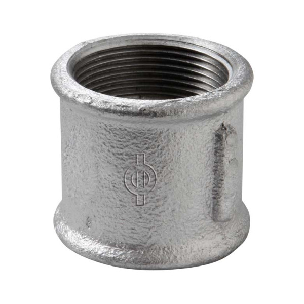 ‎Муфта оцинкована прохідна (білий чавун) Ø2 1/2″ Berg Montana