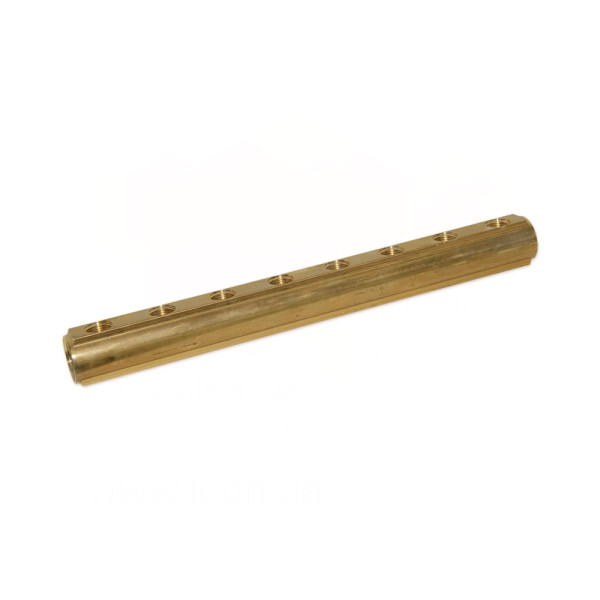 Колектор Ø1″ х 8 х 1/2″ ВР латунь з отвором для ПВ 3/8″ I=50 мм BIANCHI